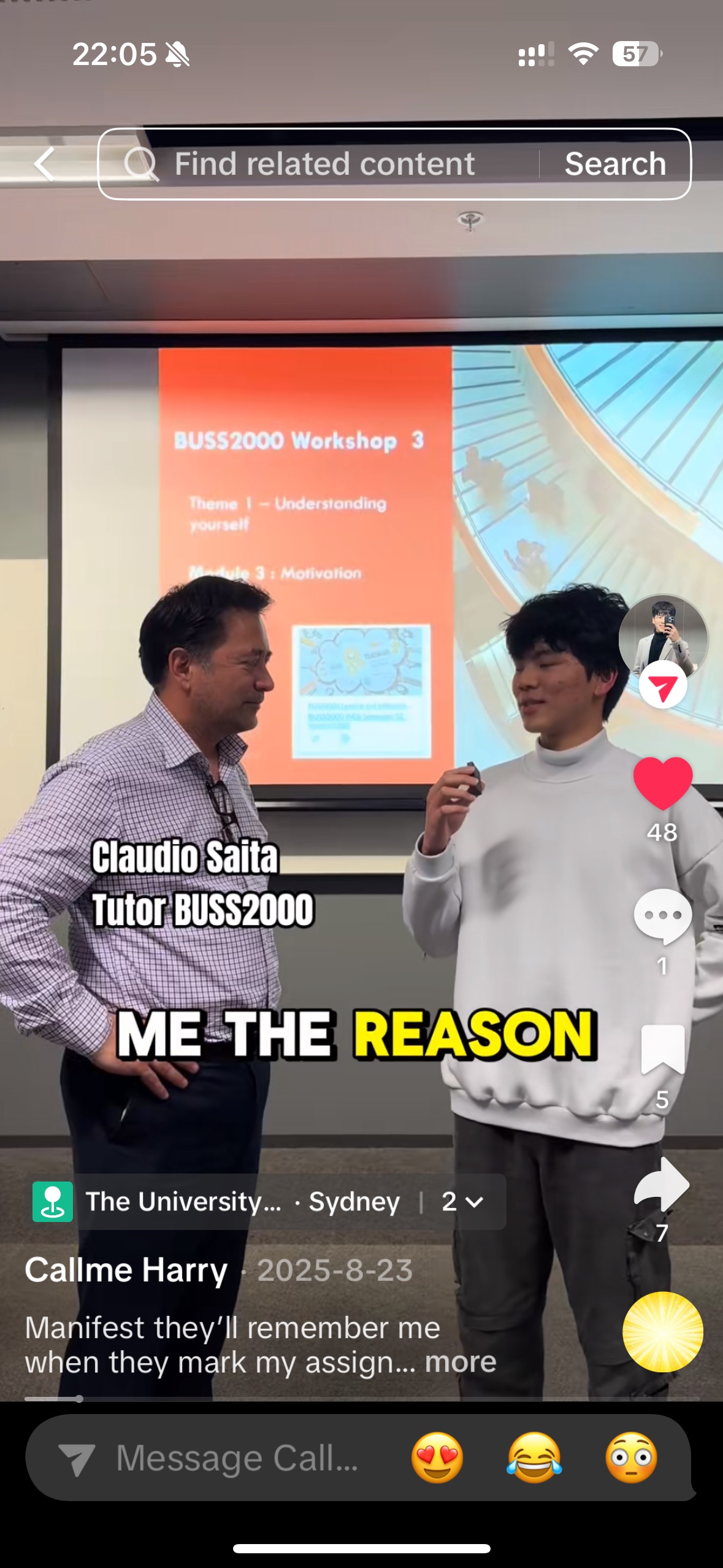 Interviewing tutors and academics